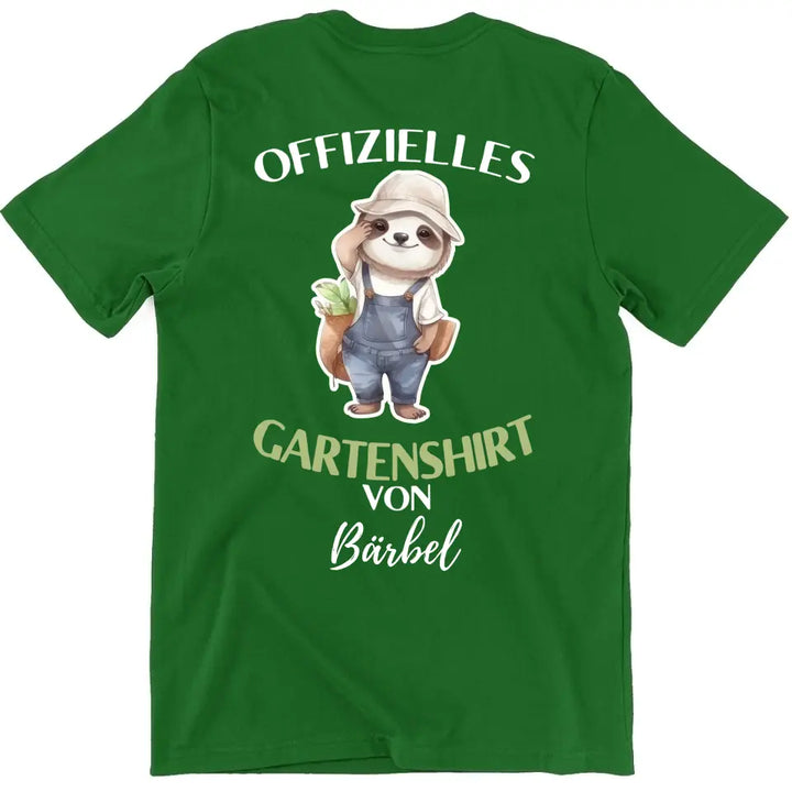 Offizielles Schlafshirt von ... - T-Shirt mit deinem Namen - personalisierbar - Damen, Herren & Kinder - mit Name - Faultier, Panda, Katze & Hund copy