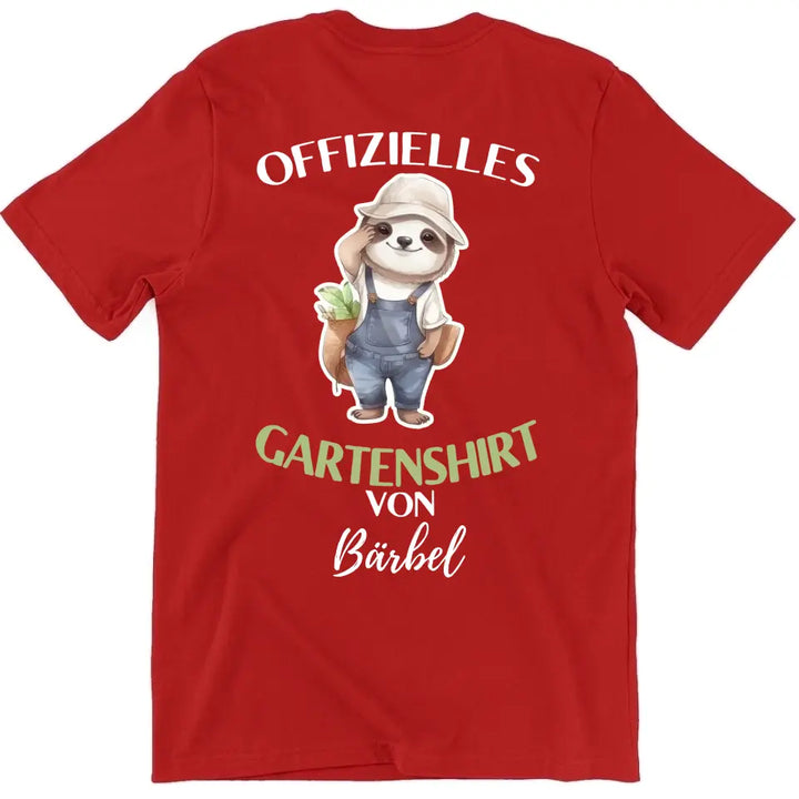 Offizielles Schlafshirt von ... - T-Shirt mit deinem Namen - personalisierbar - Damen, Herren & Kinder - mit Name - Faultier, Panda, Katze & Hund copy