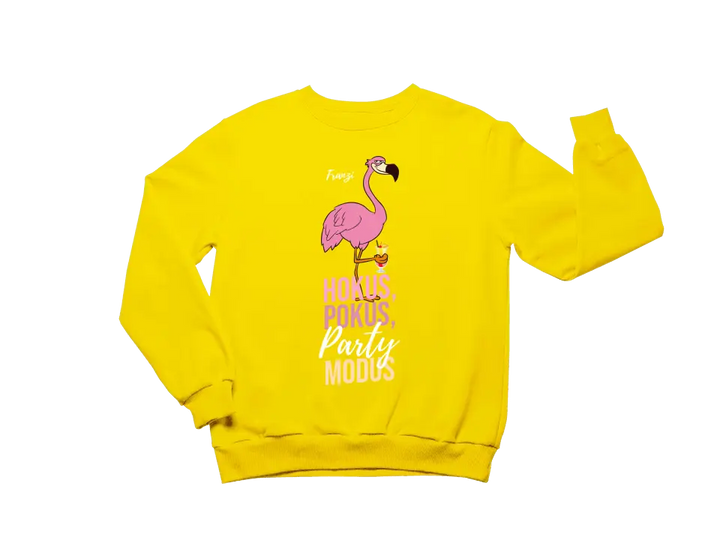 HOKUS POKUS PARTY MODUS SHIRT | PARTY NAME/WUNSCHNAME | FLAMINGO SHIRT MIT DEINEM NAMEN, DEINEM DRINK & DEINEM MODUS | PARTY T-SHIRT INDIVIDUALISIERBAR/PERSONALISIERBAR - SH