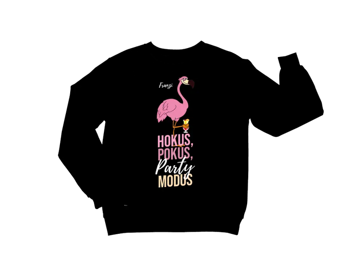 HOKUS POKUS PARTY MODUS SHIRT | PARTY NAME/WUNSCHNAME | FLAMINGO SHIRT MIT DEINEM NAMEN, DEINEM DRINK & DEINEM MODUS | PARTY T-SHIRT INDIVIDUALISIERBAR/PERSONALISIERBAR - SH