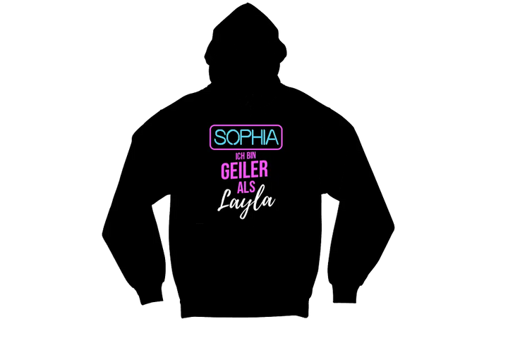 GEILER ALS LAYLA | SHIRT MIT DEINEM NAMEN | PARTY T-SHIRT INDIVIDUALISIERBAR/PERSONALISIERBAR - SH