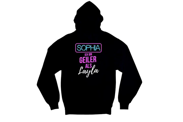 GEILER ALS LAYLA | SHIRT MIT DEINEM NAMEN | PARTY T-SHIRT INDIVIDUALISIERBAR/PERSONALISIERBAR - SH