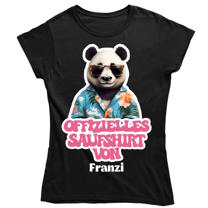 Offizielles Saufshirt von... - personalisiertes Malle Shirt mit Name - Llama, Katze, Bär, Panda, Flamingo - Retro Vintage Mallorca T-Shirt