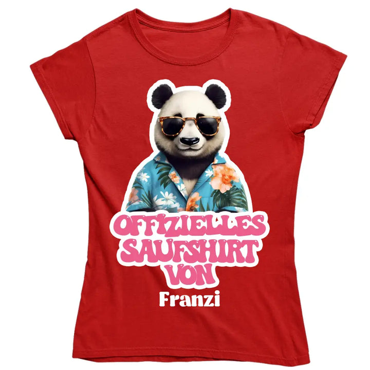 Offizielles Saufshirt von... - personalisiertes Malle Shirt mit Name - Llama, Katze, Bär, Panda, Flamingo - Retro Vintage Mallorca T-Shirt