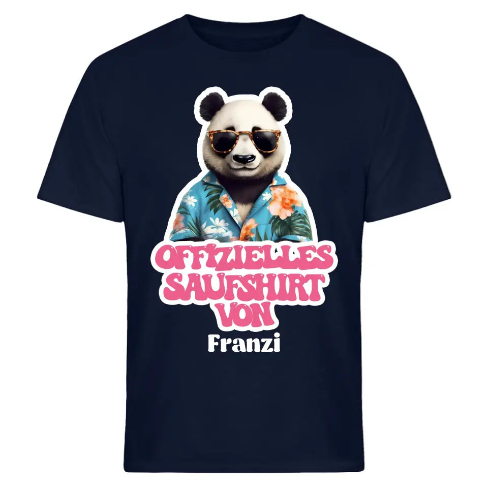 Offizielles Saufshirt von... - personalisiertes Malle Shirt mit Name - Llama, Katze, Bär, Panda, Flamingo - Retro Vintage Mallorca T-Shirt