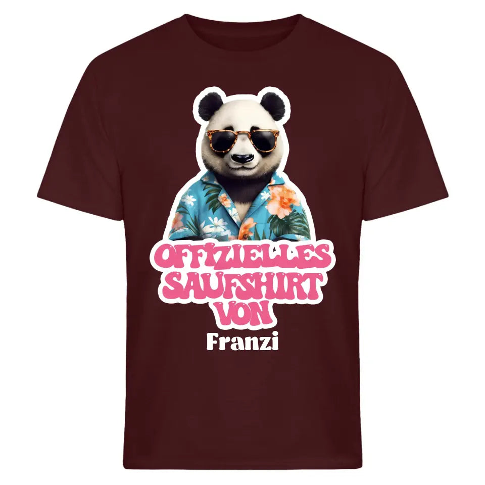 Offizielles Saufshirt von... - personalisiertes Malle Shirt mit Name - Llama, Katze, Bär, Panda, Flamingo - Retro Vintage Mallorca T-Shirt