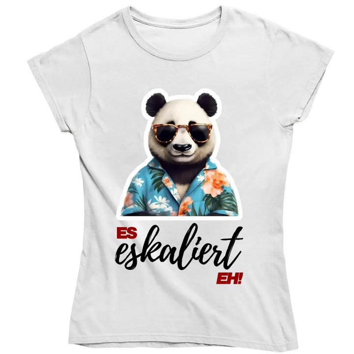 Es Eskaliert Eh - personalisiertes Malle Shirt mit Name - Llama, Katze, Bär, Panda, Flamingo - Mallorca T-Shirt