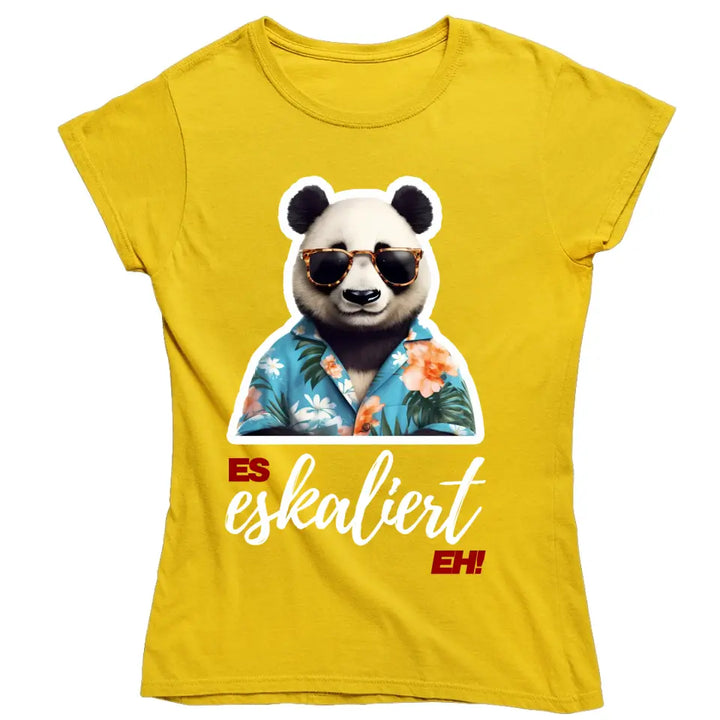 Es Eskaliert Eh - personalisiertes Malle Shirt mit Name - Llama, Katze, Bär, Panda, Flamingo - Mallorca T-Shirt