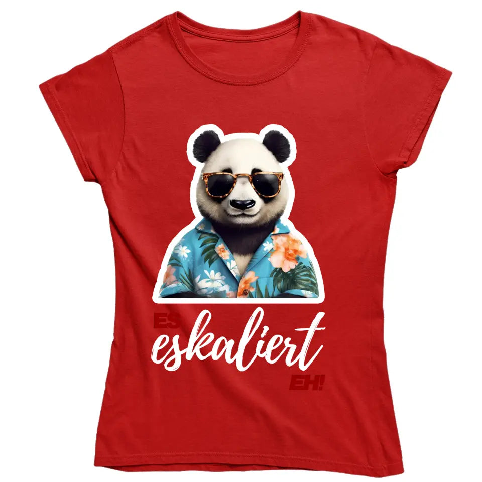 Es Eskaliert Eh - personalisiertes Malle Shirt mit Name - Llama, Katze, Bär, Panda, Flamingo - Mallorca T-Shirt