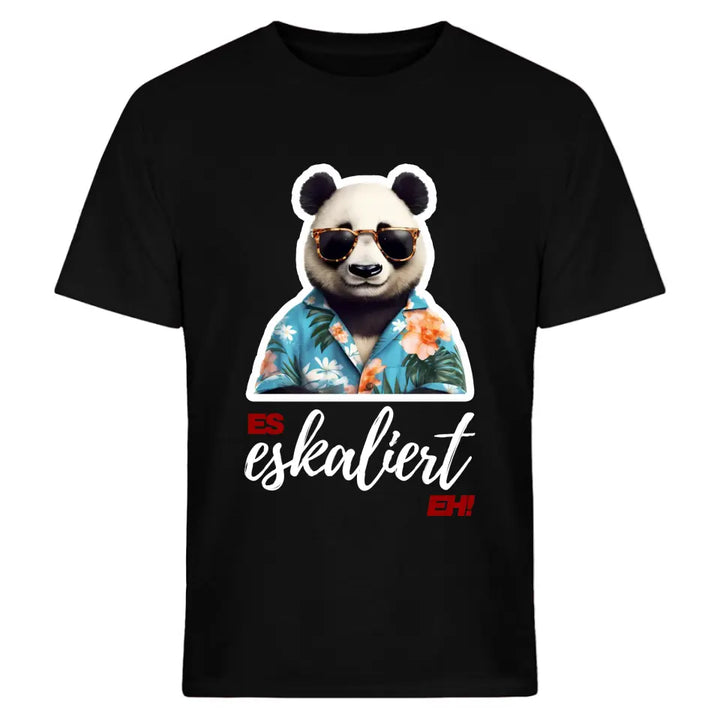 Es Eskaliert Eh - personalisiertes Malle Shirt mit Name - Llama, Katze, Bär, Panda, Flamingo - Mallorca T-Shirt