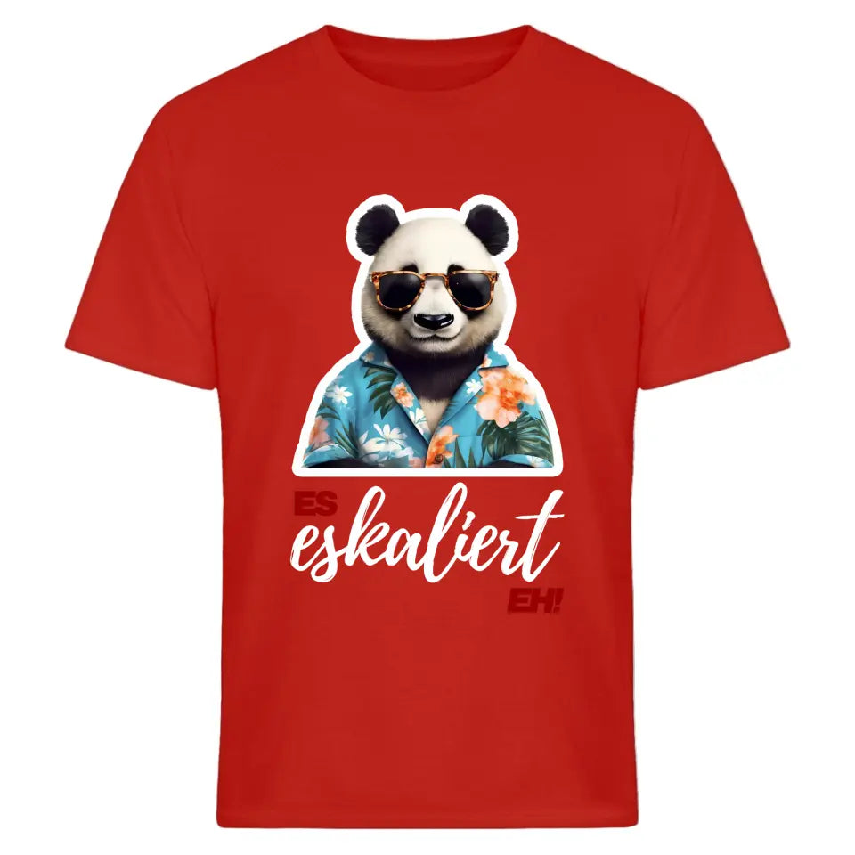 Es Eskaliert Eh - personalisiertes Malle Shirt mit Name - Llama, Katze, Bär, Panda, Flamingo - Mallorca T-Shirt