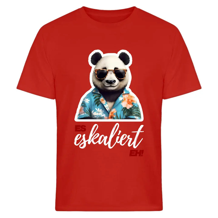Es Eskaliert Eh - personalisiertes Malle Shirt mit Name - Llama, Katze, Bär, Panda, Flamingo - Mallorca T-Shirt