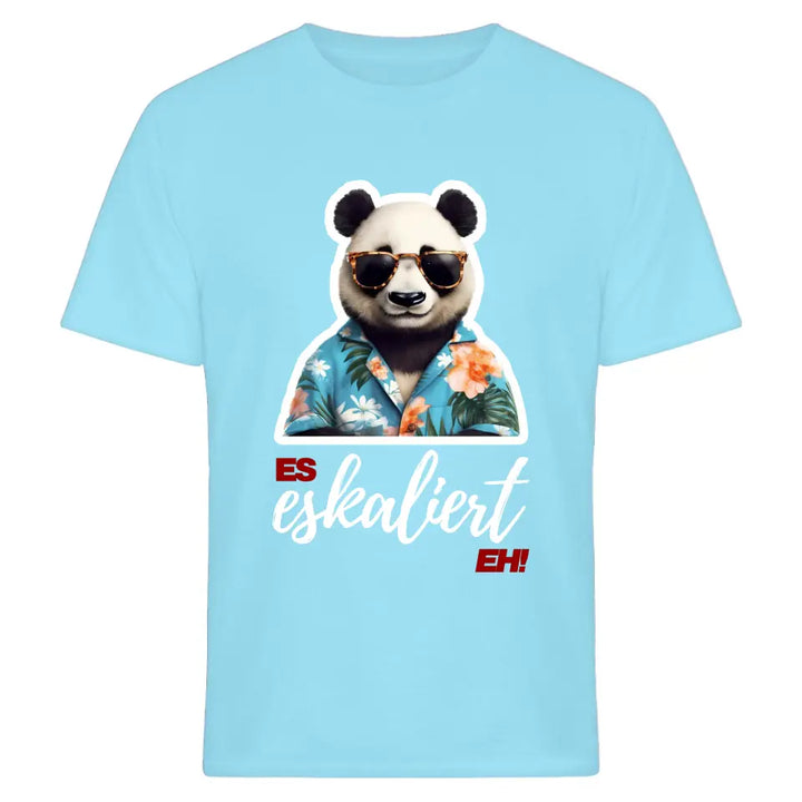 Es Eskaliert Eh - personalisiertes Malle Shirt mit Name - Llama, Katze, Bär, Panda, Flamingo - Mallorca T-Shirt