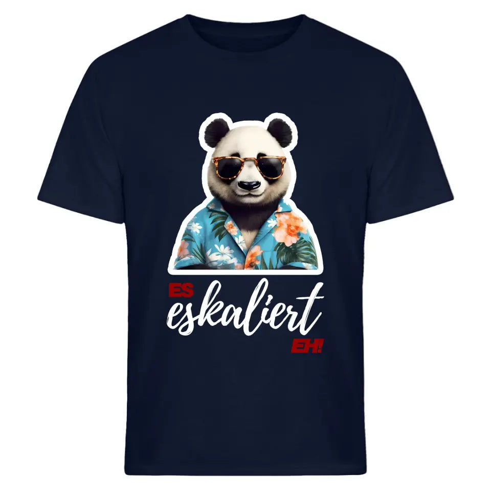 Es Eskaliert Eh - personalisiertes Malle Shirt mit Name - Llama, Katze, Bär, Panda, Flamingo - Mallorca T-Shirt