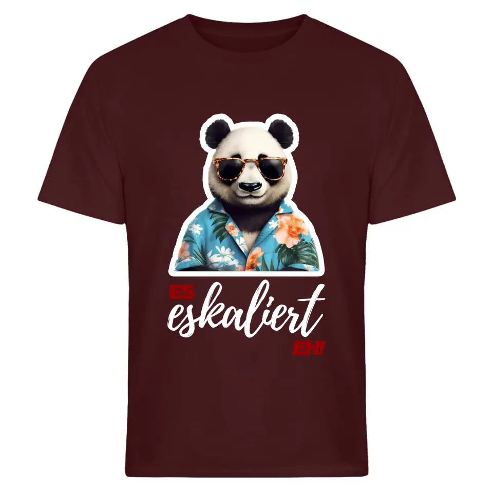 Es Eskaliert Eh - personalisiertes Malle Shirt mit Name - Llama, Katze, Bär, Panda, Flamingo - Mallorca T-Shirt