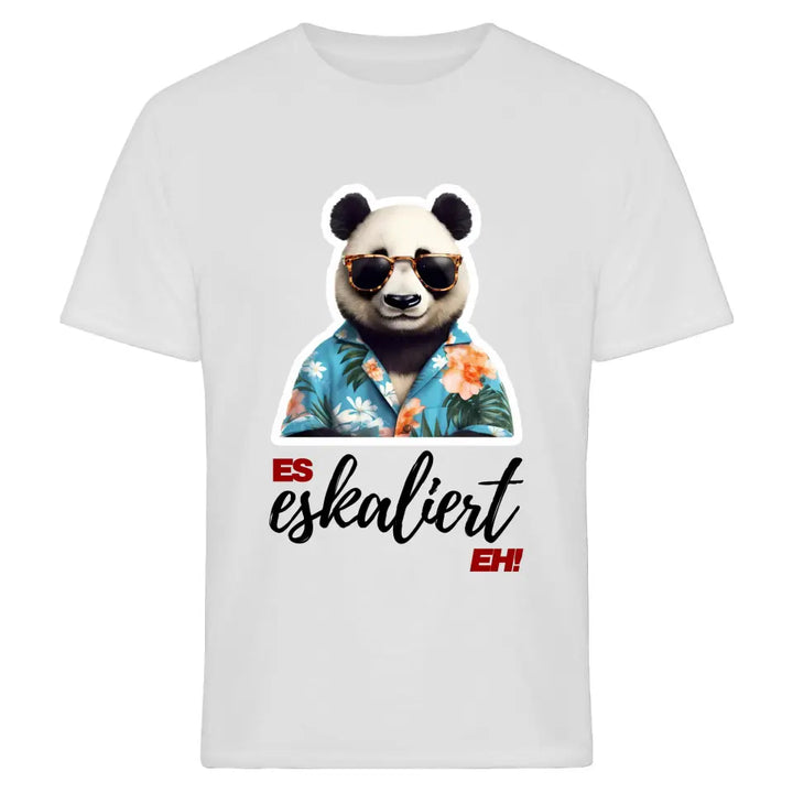 Es Eskaliert Eh - personalisiertes Malle Shirt mit Name - Llama, Katze, Bär, Panda, Flamingo - Mallorca T-Shirt