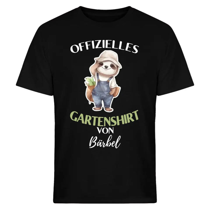 Offizielles Schlafshirt von ... - T-Shirt mit deinem Namen - personalisierbar - Damen, Herren & Kinder - mit Name - Faultier, Panda, Katze & Hund copy