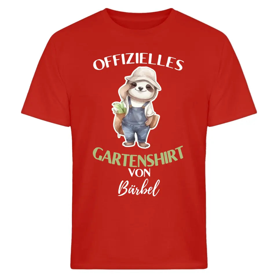 Offizielles Schlafshirt von ... - T-Shirt mit deinem Namen - personalisierbar - Damen, Herren & Kinder - mit Name - Faultier, Panda, Katze & Hund copy