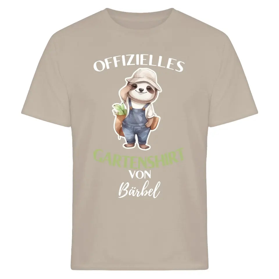 Offizielles Schlafshirt von ... - T-Shirt mit deinem Namen - personalisierbar - Damen, Herren & Kinder - mit Name - Faultier, Panda, Katze & Hund copy