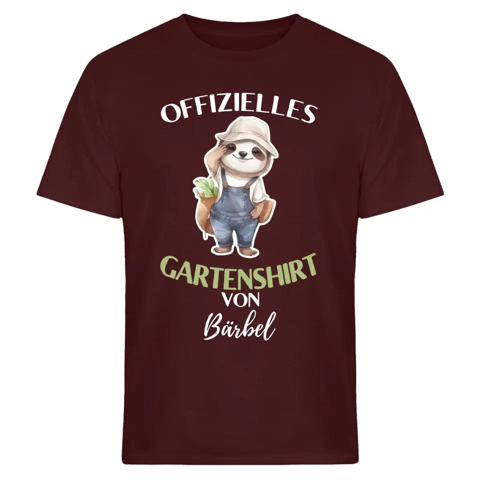 Offizielles Schlafshirt von ... - T-Shirt mit deinem Namen - personalisierbar - Damen, Herren & Kinder - mit Name - Faultier, Panda, Katze & Hund copy