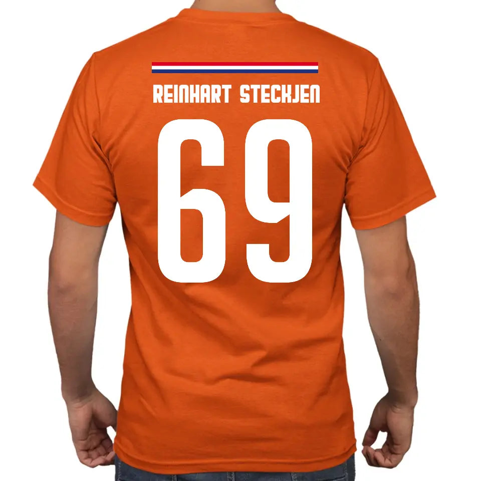 NIEDERLANDE/HOLLAND SAUF TRIKOT SHIRT | MIT DEINER NUMMER | WITZIGE NAMEN | PARTY T-SHIRT INDIVIDUALISIERBAR/PERSONALISIERBAR - SH