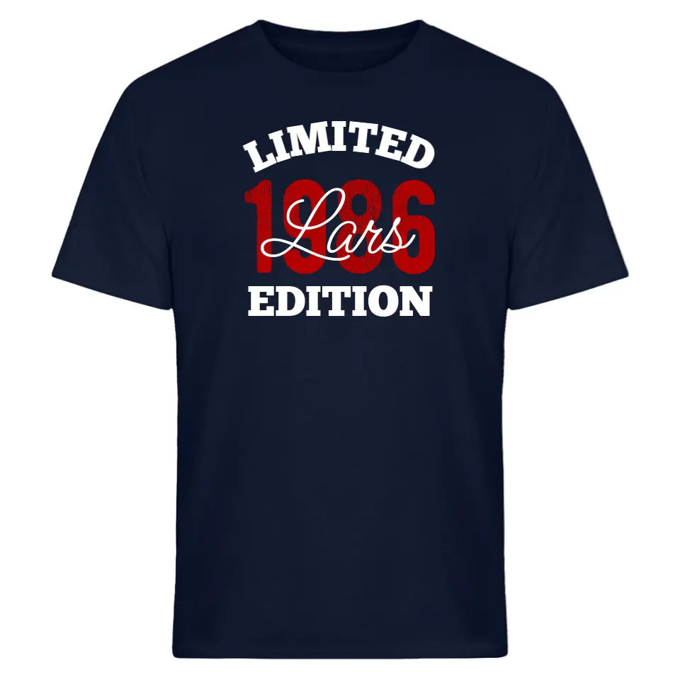 Limited Edition - T-Shirt oder Hoodie - personalisierbar mit Name & Geburtsjahr - Geburtstagsgeschenk