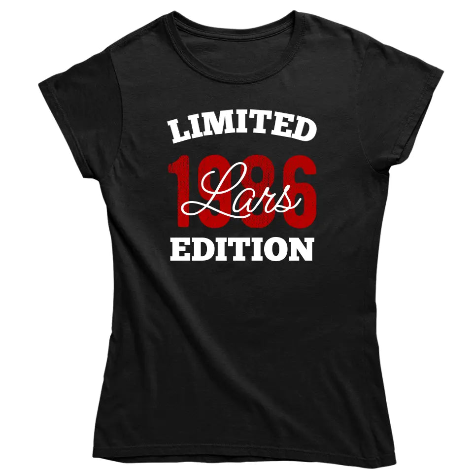 Limited Edition - T-Shirt oder Hoodie - personalisierbar mit Name & Geburtsjahr - Geburtstagsgeschenk