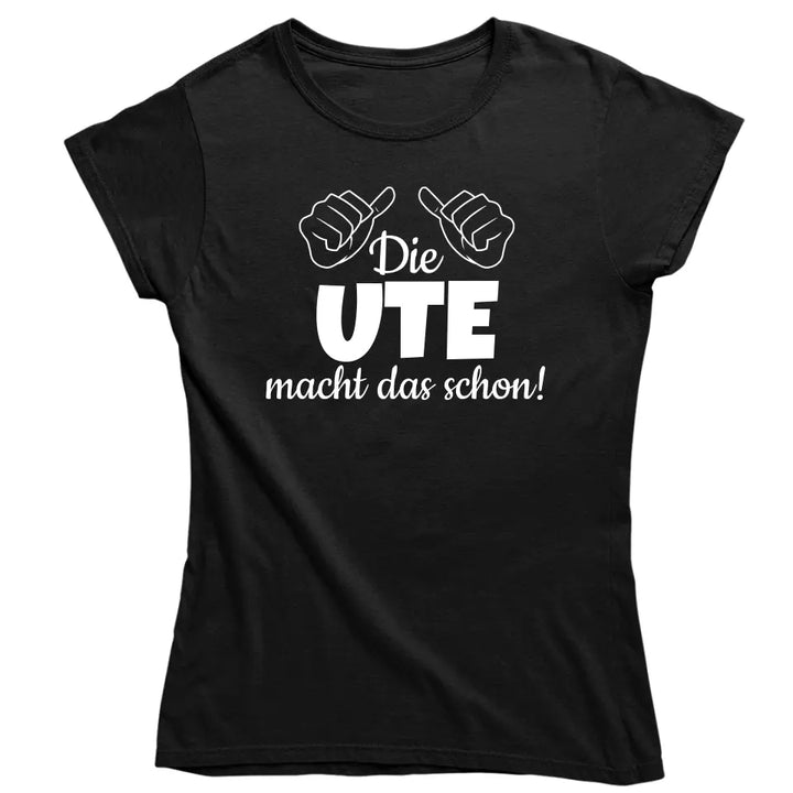 Der/Die macht das schon - T-Shirt oder Hoodie - personalisierbar mit Name - Geburtstagsgeschenk