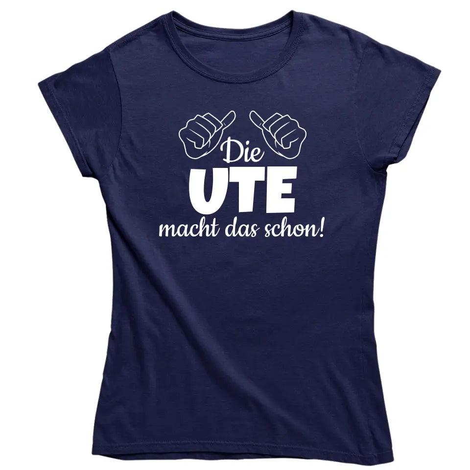 Der/Die macht das schon - T-Shirt oder Hoodie - personalisierbar mit Name - Geburtstagsgeschenk