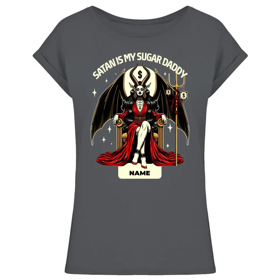 Satan is my Sugar Daddy - T-Shirt / Hoodie mit deinem Namen - personalisierbar