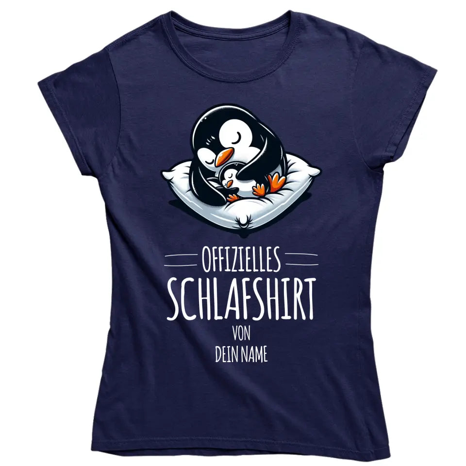 personalisiertes schlafshirt mit Name - Damen, Herren & Kinder - Nachthemd - Words on Shirts