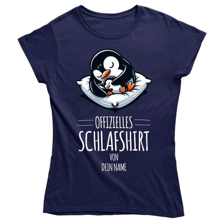 personalisiertes schlafshirt mit Name - Damen, Herren & Kinder - Nachthemd