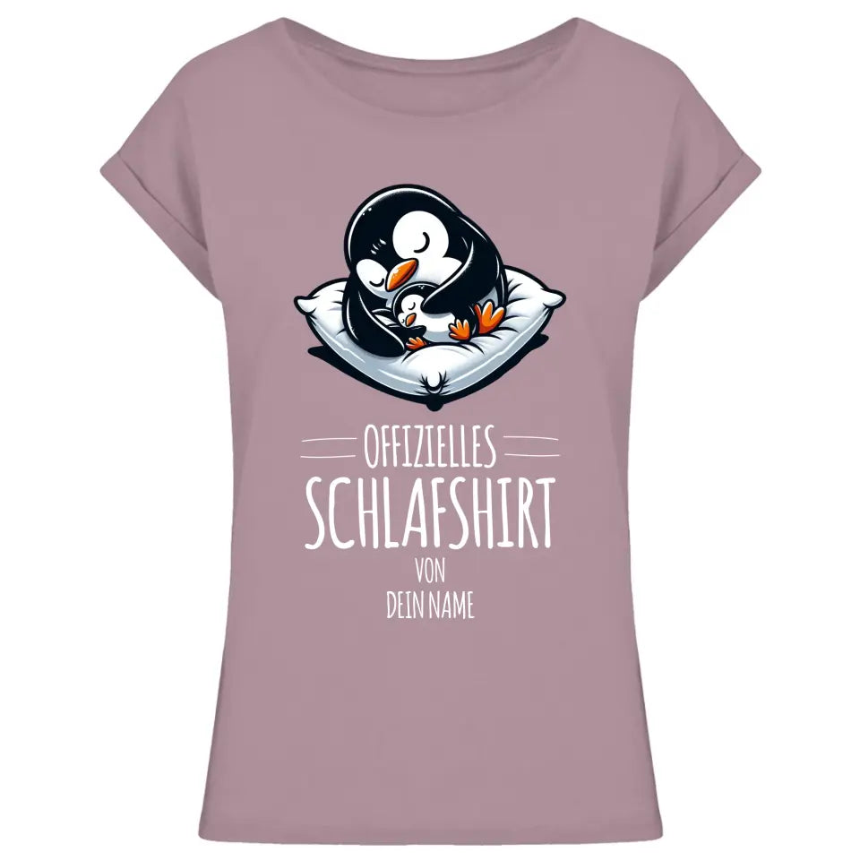 personalisiertes schlafshirt mit Name - Damen, Herren & Kinder - Nachthemd