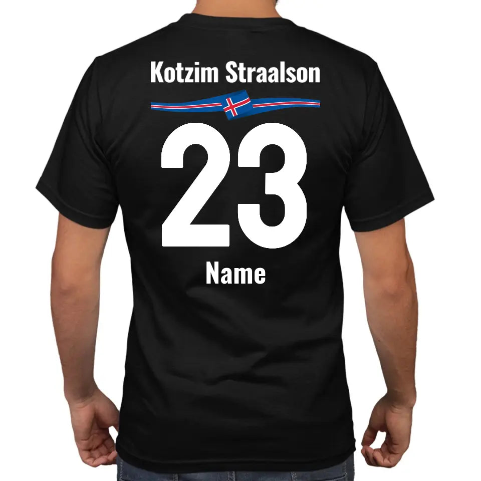 Island Sauf Trikot - Malle Trikots - Sauf Trikots - lustige Trikotnamen - mit euren Sauf Namen - witzige Trikotnamen - T-Shirt - Words on Shirts