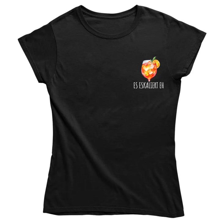 Es Eskaliert Eh - Aperol - T-Shirt - Damen & Herren - optional mit deinem Namen