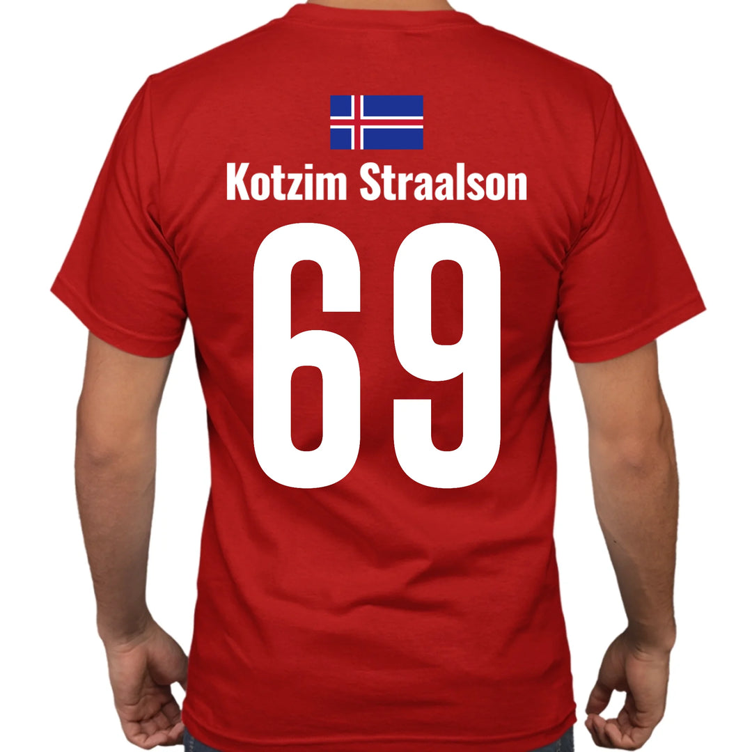 Island Sauf Trikot - Malle Shirt - mit deiner Rückennummer & witzigen Namen - Mallorca & Fußball T-Shirt