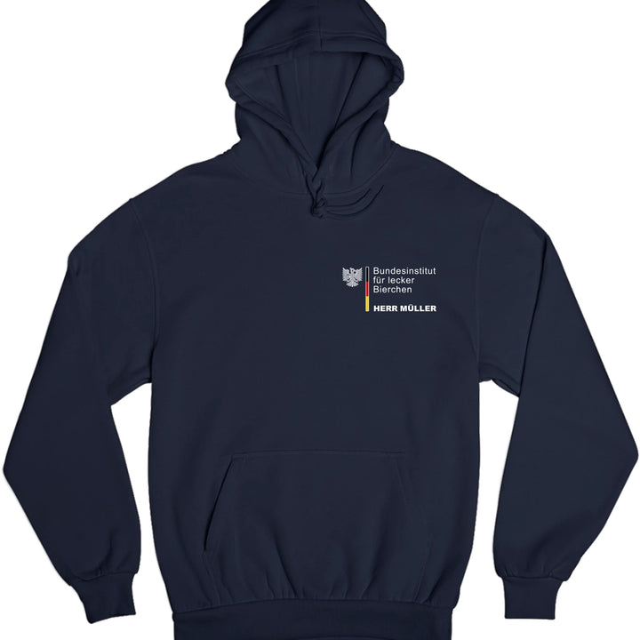 Bundesinstitut für lecker Bierchen - personalisierbar mit Name - T-Shirt, Hoodie, Tasse - Words on Shirts