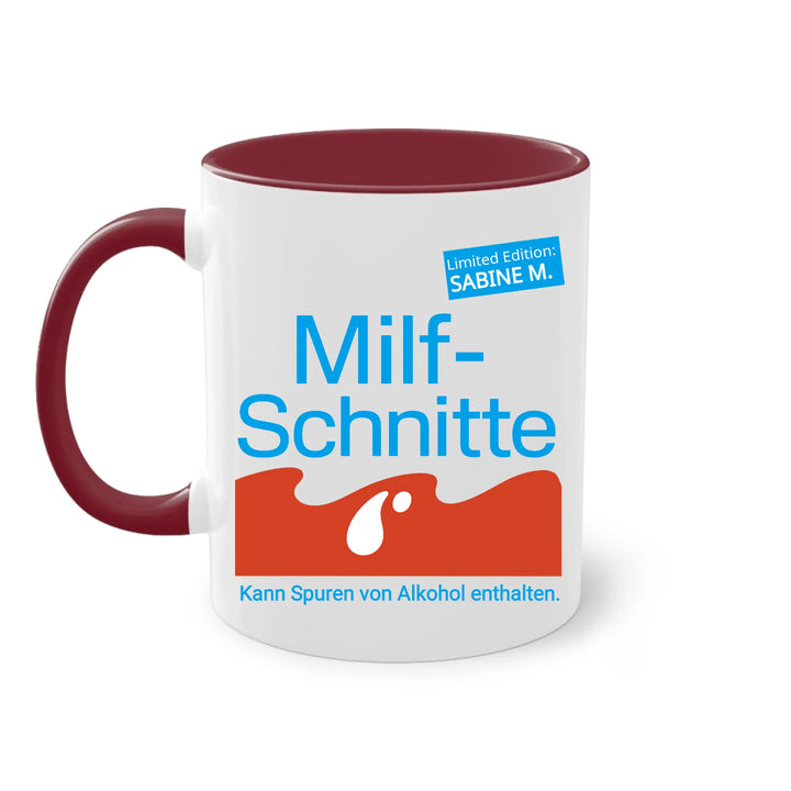 MILFSCHNITTE Tasse - personalisierbar mit Name