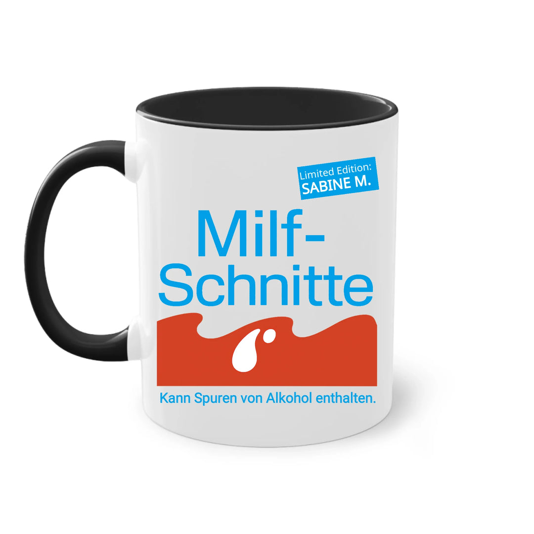 MILFSCHNITTE Tasse - personalisierbar mit Name