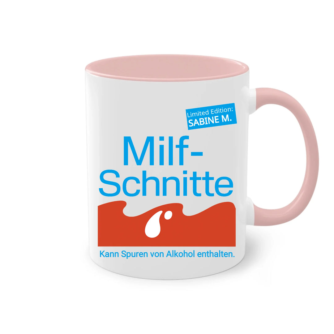 MILFSCHNITTE Tasse - personalisierbar mit Name
