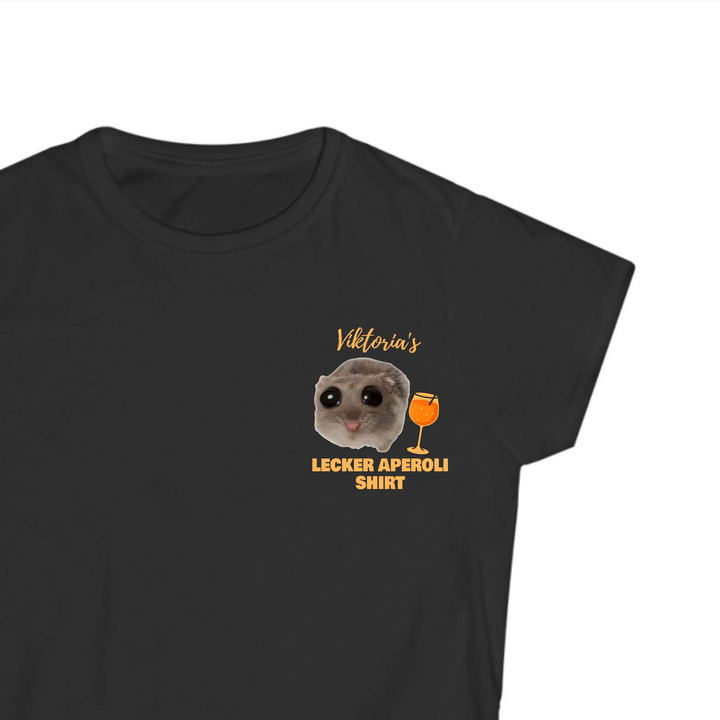 Hamsti - Lecker Aperoli Shirt - personalisierbar mit Name