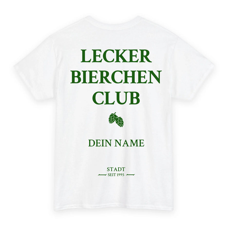 Lecker Bierchen Club - personalisierbar mit Name, Stadt und Jahr