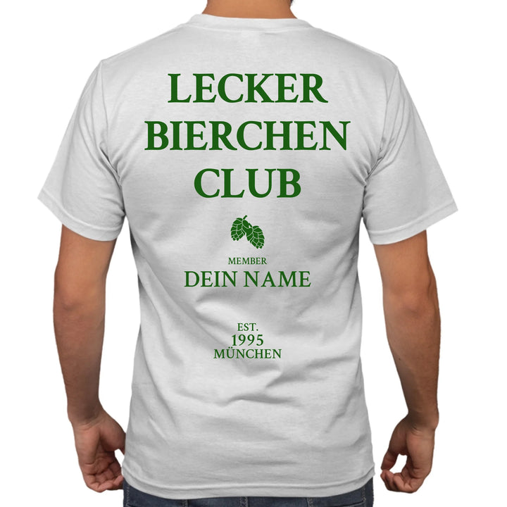 Lecker Bierchen Club - personalisierbar mit Name, Stadt und Jahr