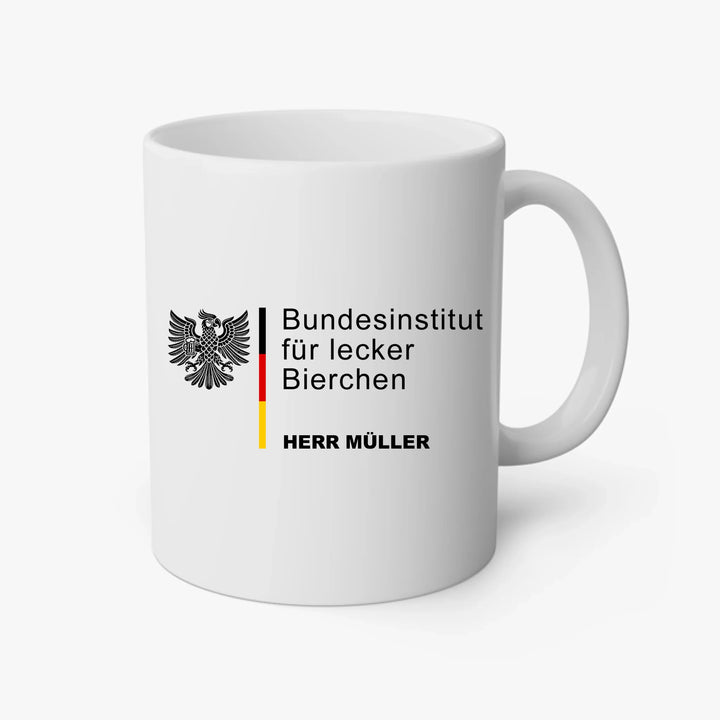 Bundesinstitut für lecker Tierchen - personalisierbar mit Name - T-Shirt, Hoodie, Tasse - Grillen & Fleisch