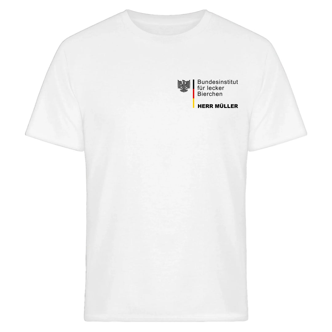 Bundesinstitut für lecker Tierchen - personalisierbar mit Name - T-Shirt, Hoodie, Tasse - Grillen & Fleisch - Words on Shirts