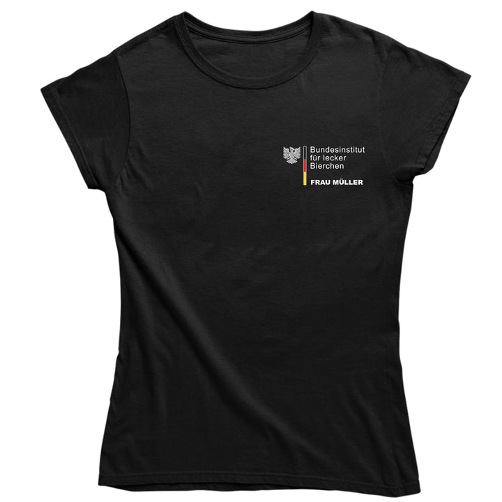 Bundesinstitut für lecker Tierchen - personalisierbar mit Name - T-Shirt, Hoodie, Tasse - Grillen & Fleisch - Words on Shirts