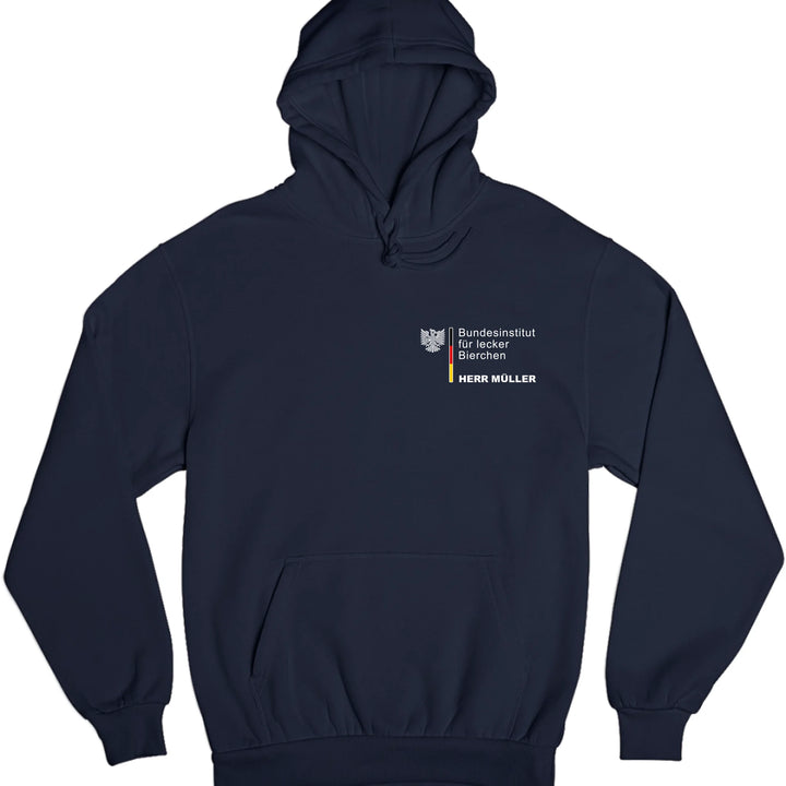 Bundesinstitut für lecker Tierchen - personalisierbar mit Name - T-Shirt, Hoodie, Tasse - Grillen & Fleisch - Words on Shirts