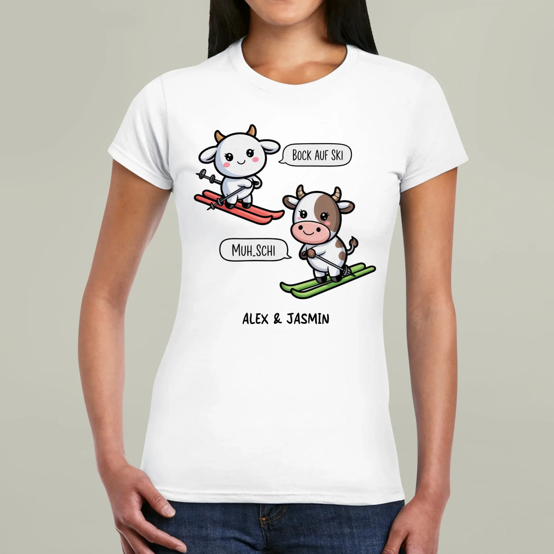 Muh Schi T-Shirt Damen & Herren & Unisex Sweatshirt - personalisierbar mit Name copy