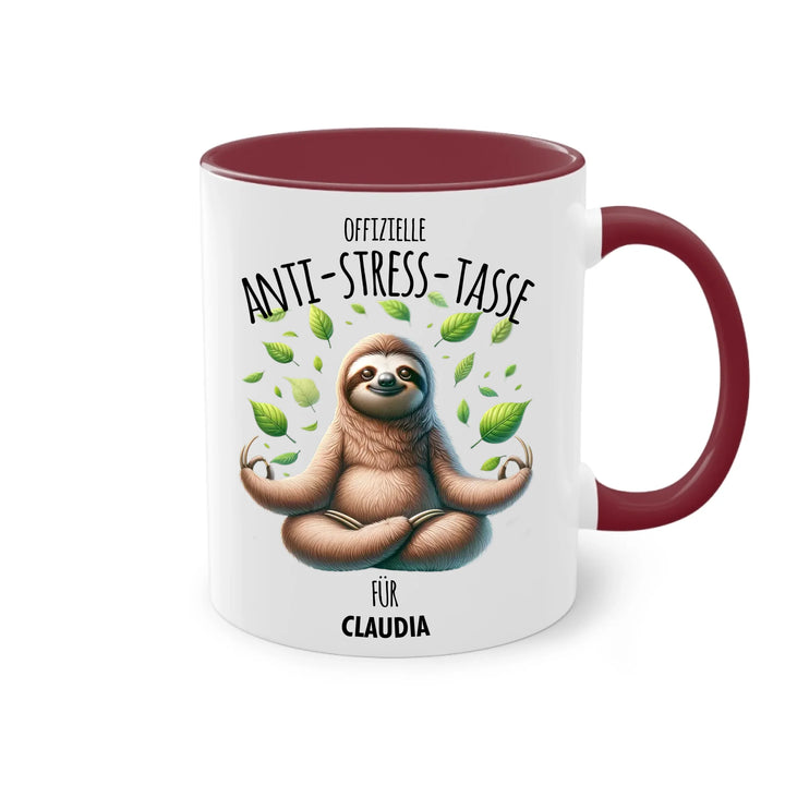 Exzessiver Kaffeekonsum - Tasse - personalisierbar mit Name, Spruch und lustiger Kinderzeichnung