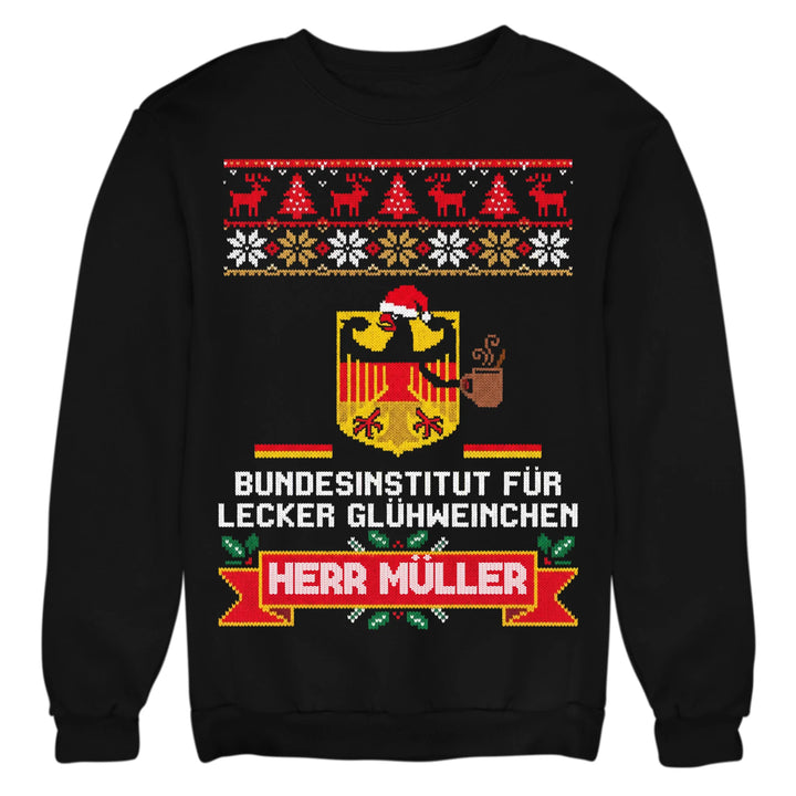 Bundesinstitut lecker Glühweinchen Sweatshirt